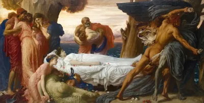 Hercules Wrestling With Death For The Body Of Alcestis