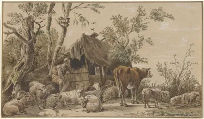Herder Bij Stal