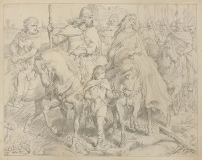 Hereward The Wake Last Of The English Hereward Guides Alftruda To A Place Of Safety