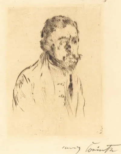 Hermann Struck Bildnisstudie H St