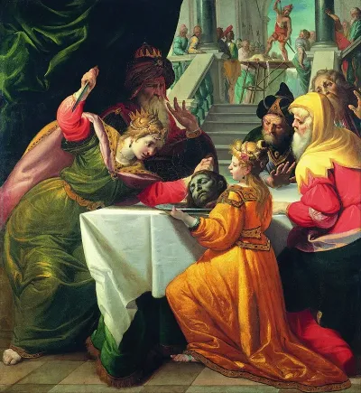 Herodias Presented With The Head Of The Baptist By Salome