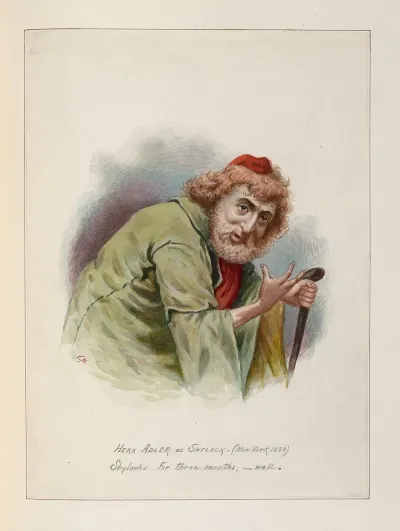 Herr Adler As Shylock