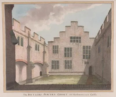 Herstmonceux Castle East Sussex The Butlers Pantry Court