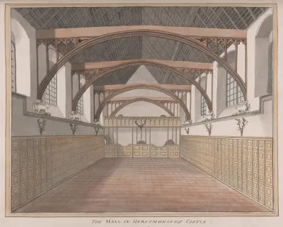 Herstmonceux Castle East Sussex The Hall