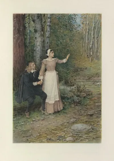 Hester Throwing Away The Scarlet Letter