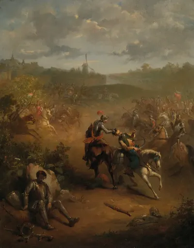Het Dappere Optreden Van Marcelis Bax Bij Bergen Op Zoom Anno 1588