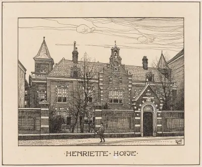 Het Henriette Hofje Aan De Stadhouderskade Te Amsterdam