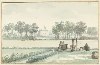 Het Kasteel Ter Hooge Op Walcheren