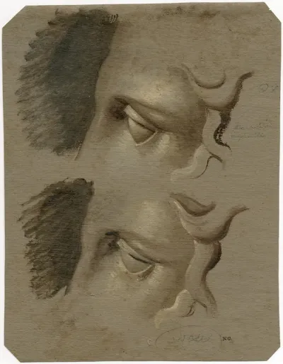 Het Linkeroog V E Antieke Sculptuur En Profil