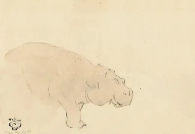 Het Nijlpaard In De Engelse Dierentuin