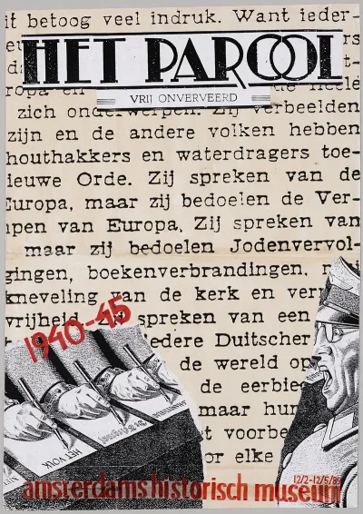 Het Parool Vrij Onverveerd 1940 1945