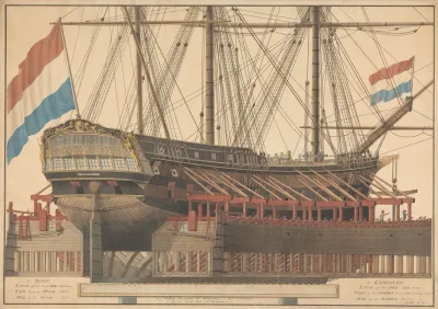 Het Schip Zoutman Op Kamelen