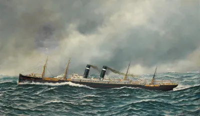 Het Stoomschip Finland Te New York