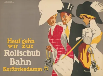 Heute Gehen Wir Zur Rollschuh Bahn Kurfurstendamm