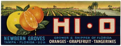 Hi O Citrus Label