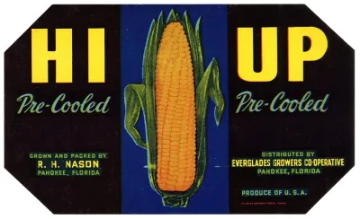 Hi Up Corn Label