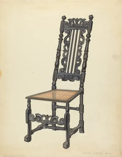 High Back Side Chair 2