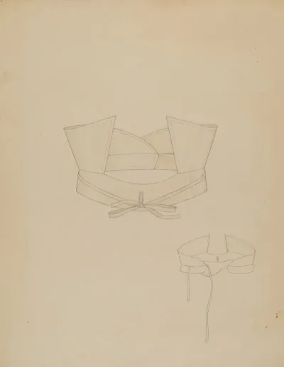High Linen Collar