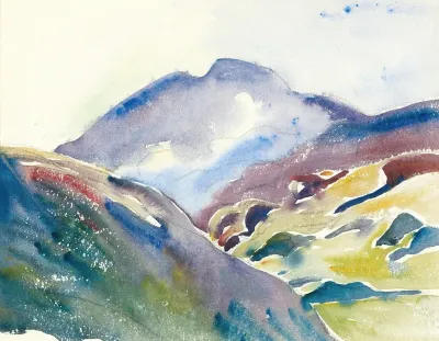High Mountain Landscape Upper Engadine