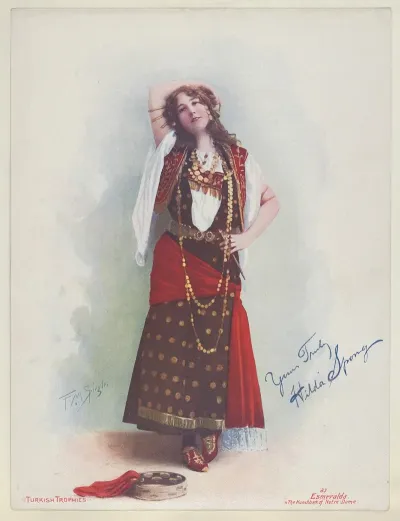 Hilda Spong As Esmerelda In The Hunchback Of Notre Dame
