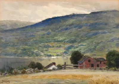 Hill And Lake