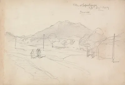 Hills At Topechancee 23 December 1859