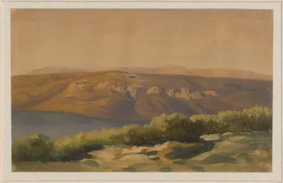 Hilly Lake Shore