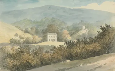 Hilly Landscape With House