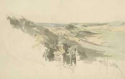 Hilly Landscape With Landsberg Castle