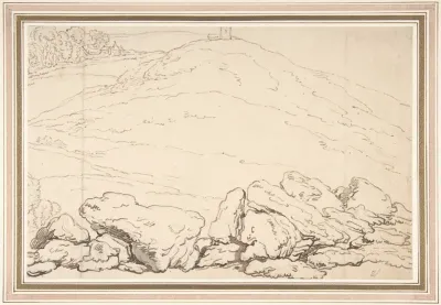 Hilly Landscape With Rocks