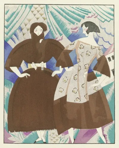 Hindoustan Robe Manteau De Paul Poiret