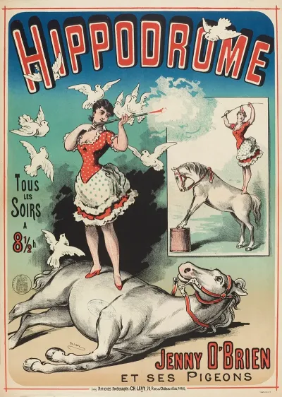 Hippodrome Tous Les Soirs A 8 12h Jenny Obrien Et Ses Pigeons