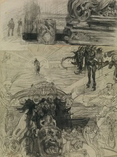 Hippogriff Evil Spirits Interior Elements