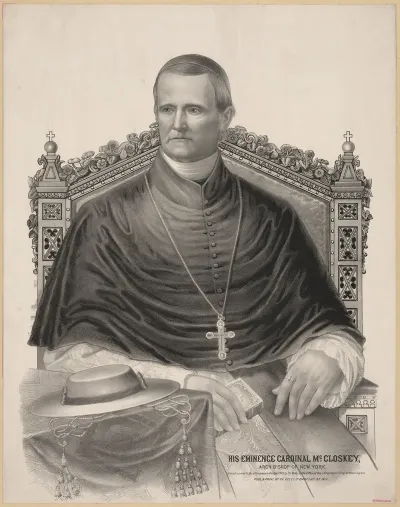 His Eminence Cardinal Mccloskey Archbishop Of New York