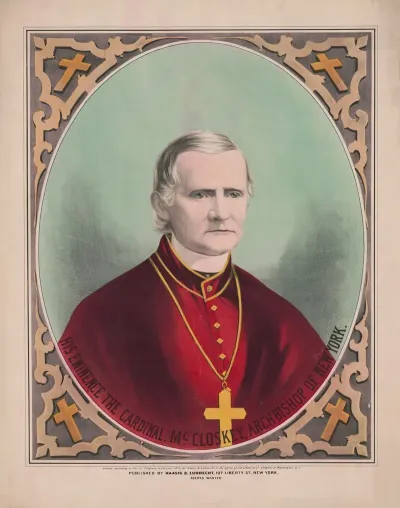 His Eminence The Cardinal Mccloskey Archbishop Of New York