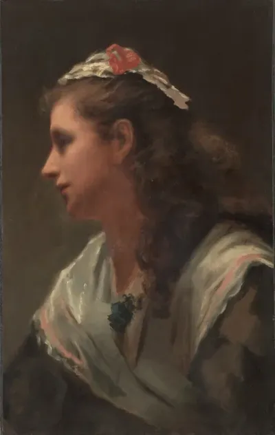His First Model Miss Russell