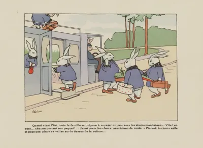 Histoire De Six Petits Lapins Pl 10