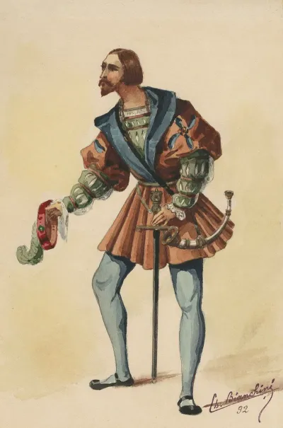 Historical Costumes Pl 37