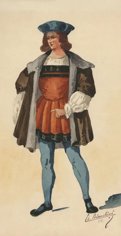 Historical Costumes Pl 55