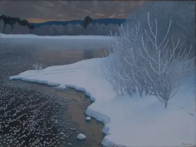 Hoar Frost On Ice