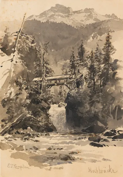 Hochbrucke Im Gebirge