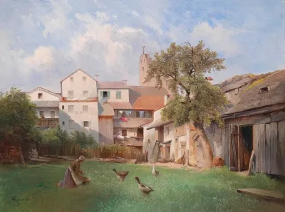 Hof Des Seifensiederhauses In Tittmoning