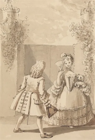Hogarth Declaring His Love To Miss Thornhill