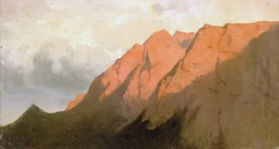 Hoher Goll Im Alpengluhen