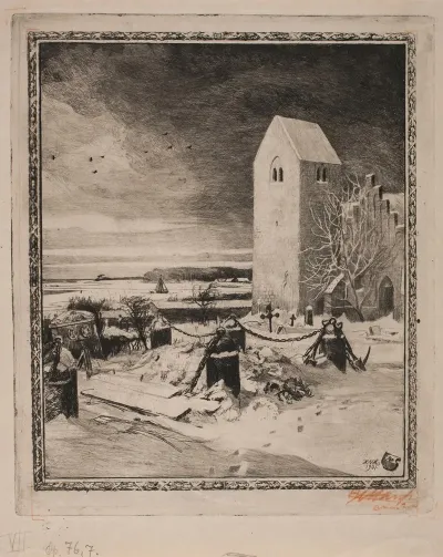 Hojt Pa En Gren Vi Kirkegarden