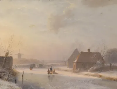 Hollandische Winterlandschaft