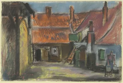 Hollandischer Bauernhof Mit Wassertragerin