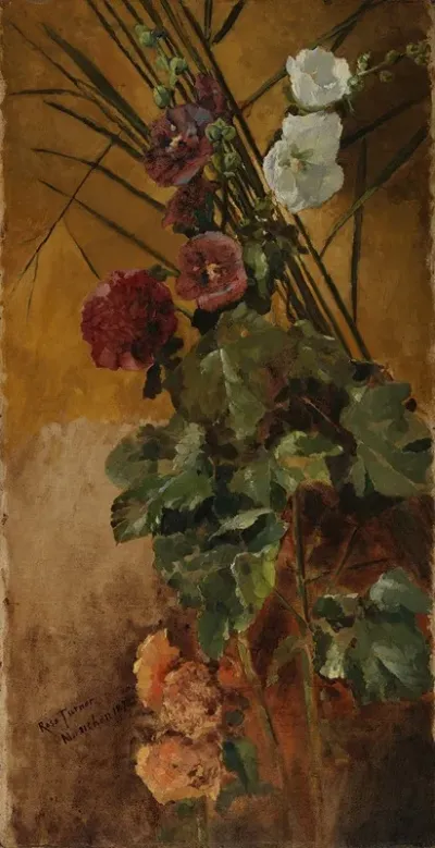 Hollyhocks 5