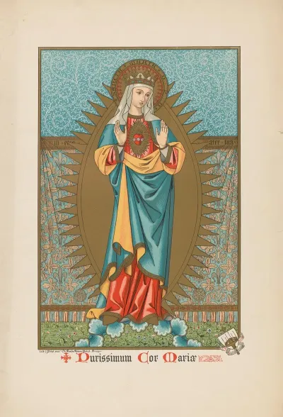 Holy Card Of Maria