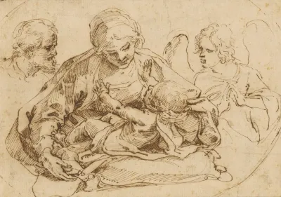 Holy Family With An Angel